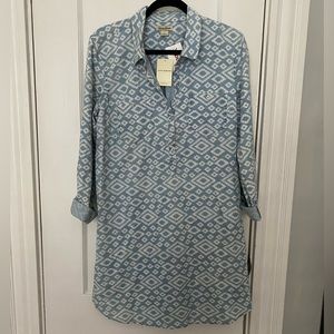 Lucky Brand cotton denim style dress size L.